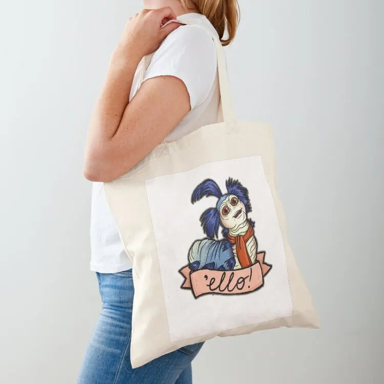 

Ello - Labyrinth Worm Tote Bag foldable reusable bag Cloth bag tote men's free delivery bags