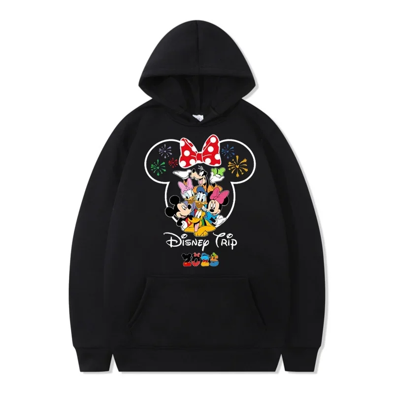 ديزني لاند 2025 مينيسو ميكي ميني طباعة البلوز الخريف كل مطابقة سترة المرأة لباس غير رسمي هوديي السفر في الهواء الطلق #3