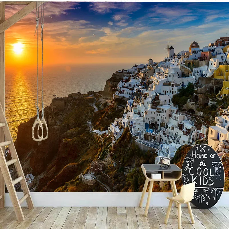 

Custom 3D Photo Wallpaper Natural Landscape Sunset Modern Sea View Papel Mural For Living Room TV Backdrop Wall Paper Home Deocr