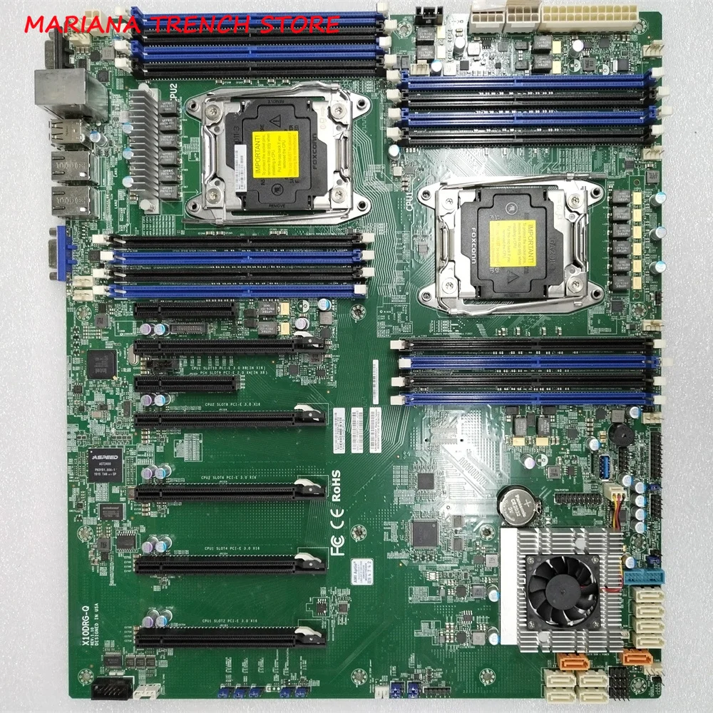 X10DRG-Q for Supermicro Brand New With Industrial Packaging Motherboard Dual LGA 2011 ,Supports Xeon Processor E5-2600 v4/v3