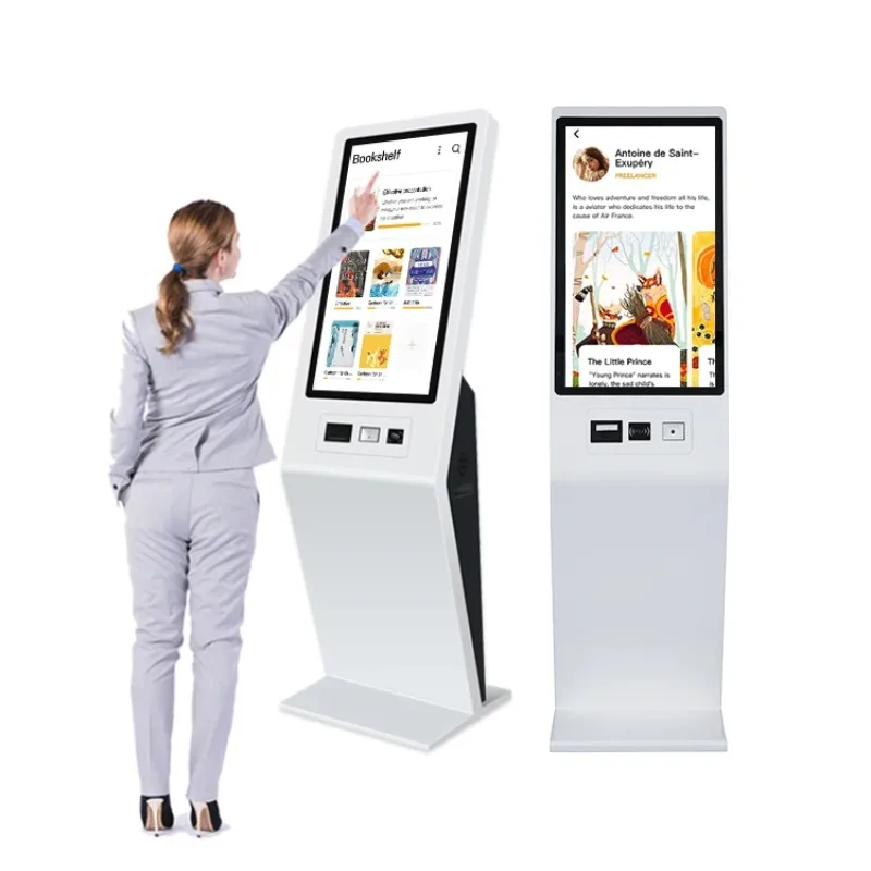 Custom 32 Inch Hospital Health Check Self Service Ordering Check In Kiosk