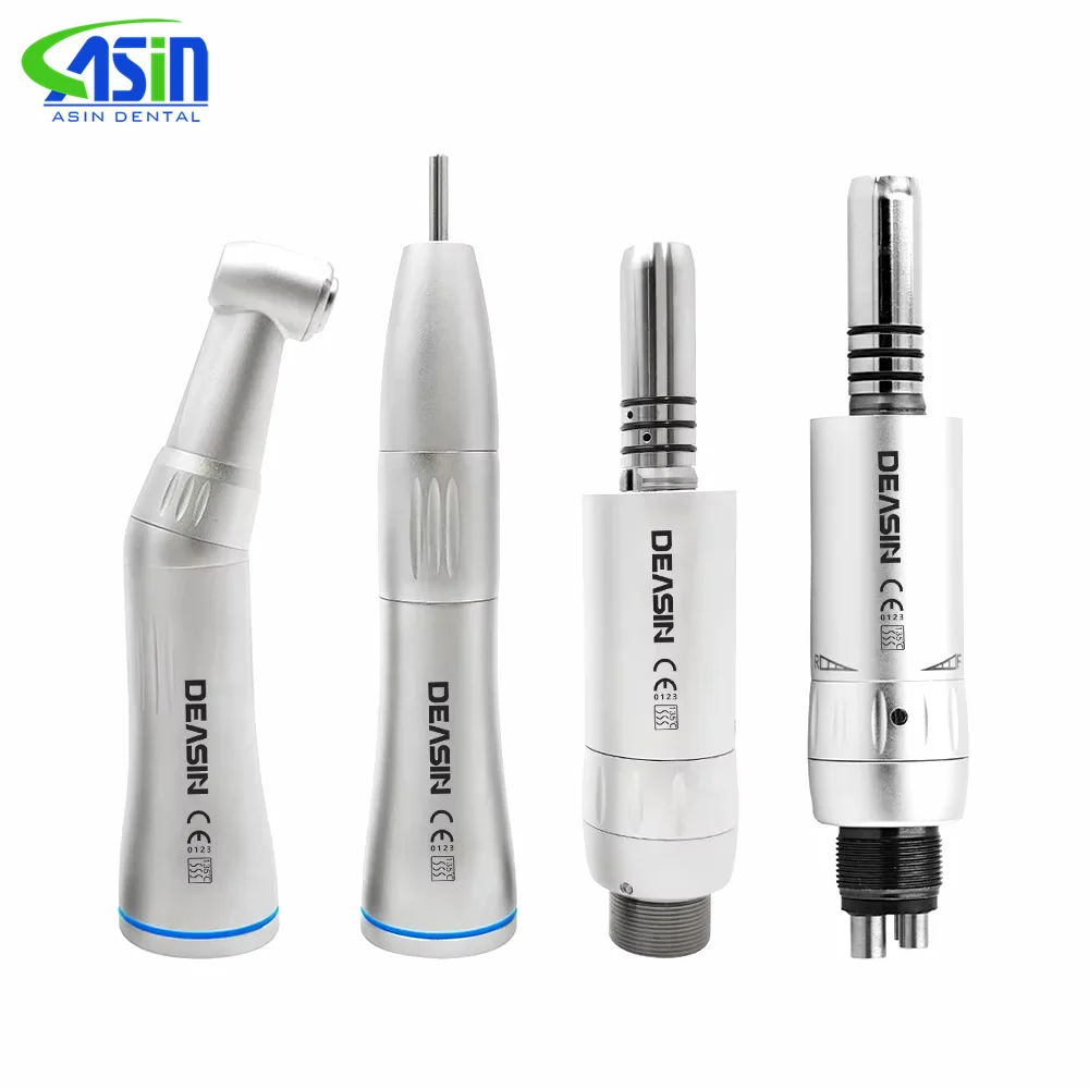 DEASIN 1 pc x inner water Spray dental Contra Angle Low Speed Handpiece for dental micromotor