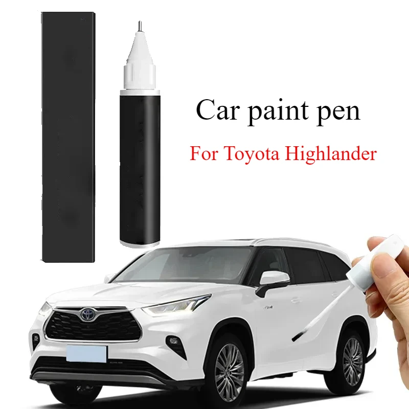 For Toyota Highlander Refinish Pen Pearl White Black 2022 Toyota Highlander Auto Supplies Daquan Original Car Paint Repair