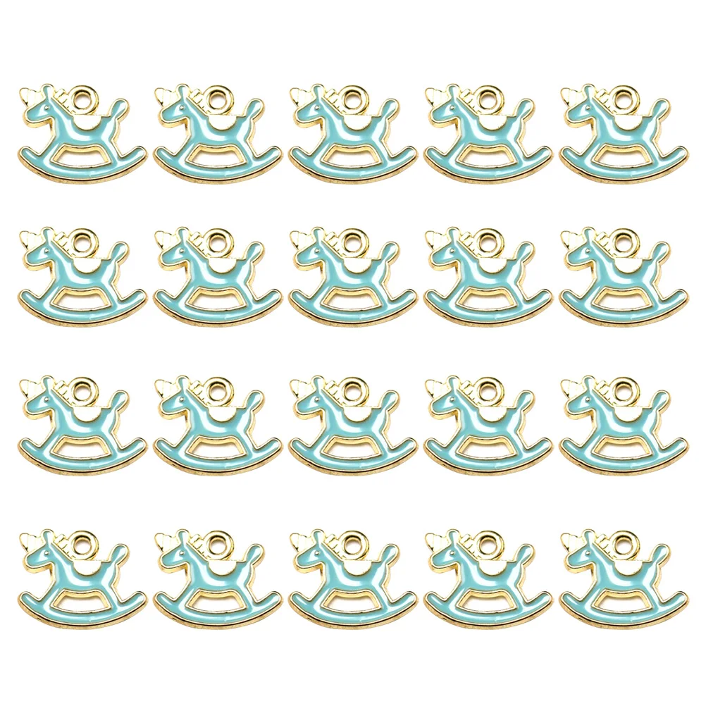 

20pcs Carousel Horse Alloy Pendant Charms for DIY Jewelry Making Bracelet Necklace Earrings Crafts Accessories Gifts