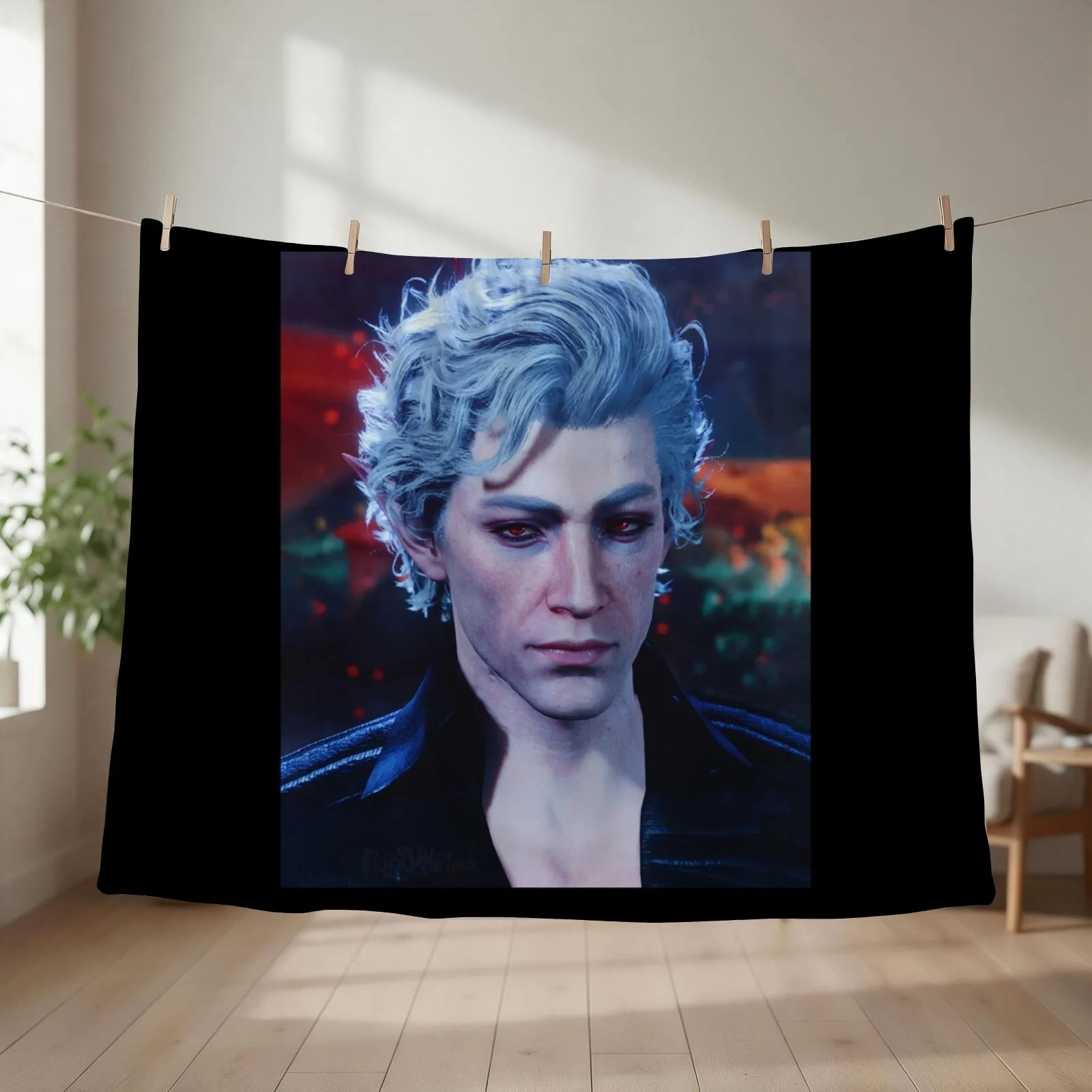 Astarion Throw Blanket Flannels for babies wednesday Single Blankets