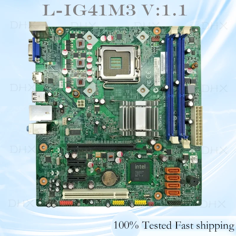 L-IG41M3 V:1.1 For Lenovo F328 Motherboard LGA775 DDR3 Mainboard 100% Tested Fully Work be Fast quickly DH
