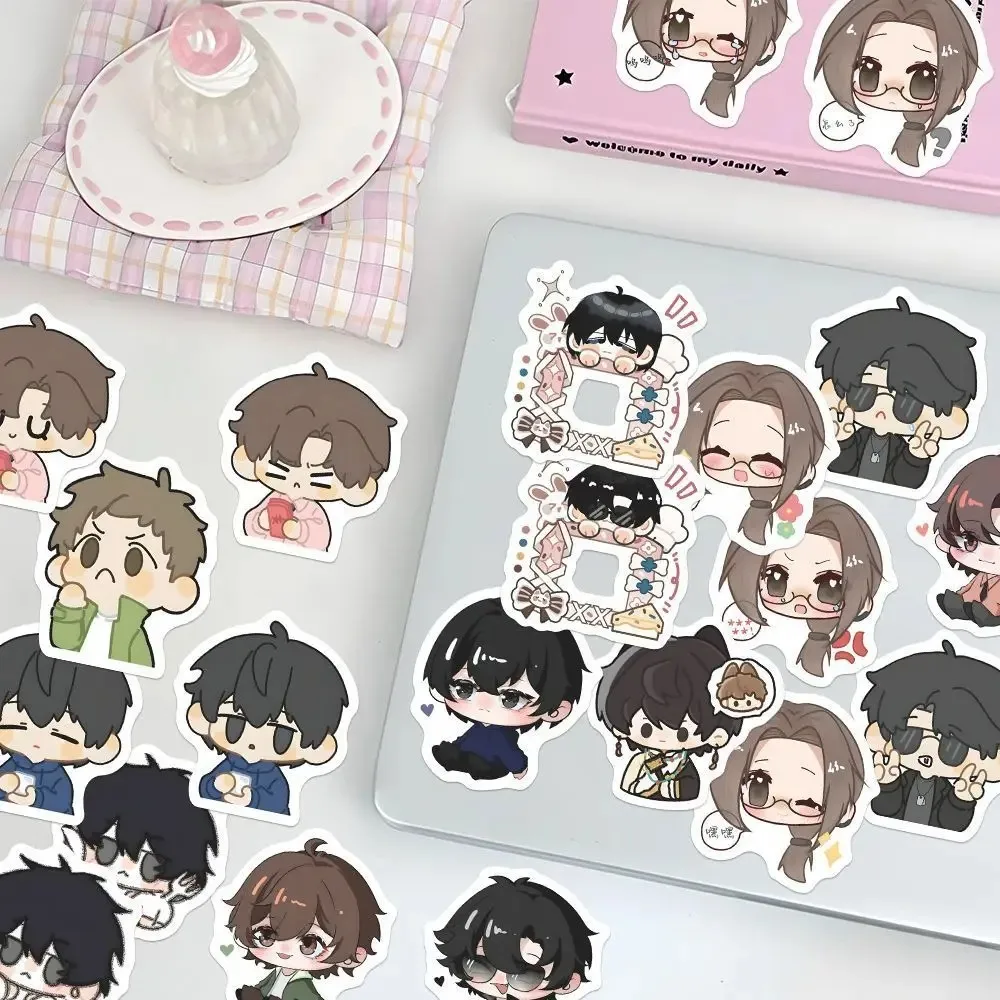 92 pçs anime romance dos desenhos animados bonito q edição adesivos decorativos caso de telefone desktop bicicleta skate computador copo água capacete