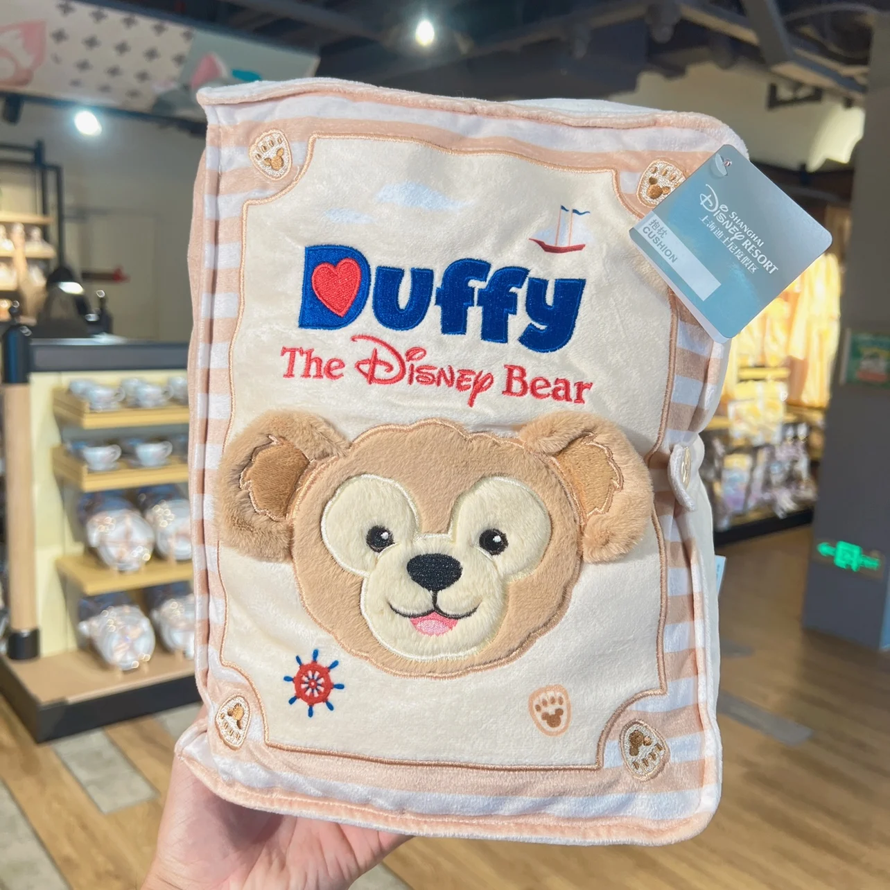 2024 New Genuine Disney Duffy Linabell Stellalou Plush Throw Pillows Fairy Book Style Pillows Birthday Christmas New Year Gift