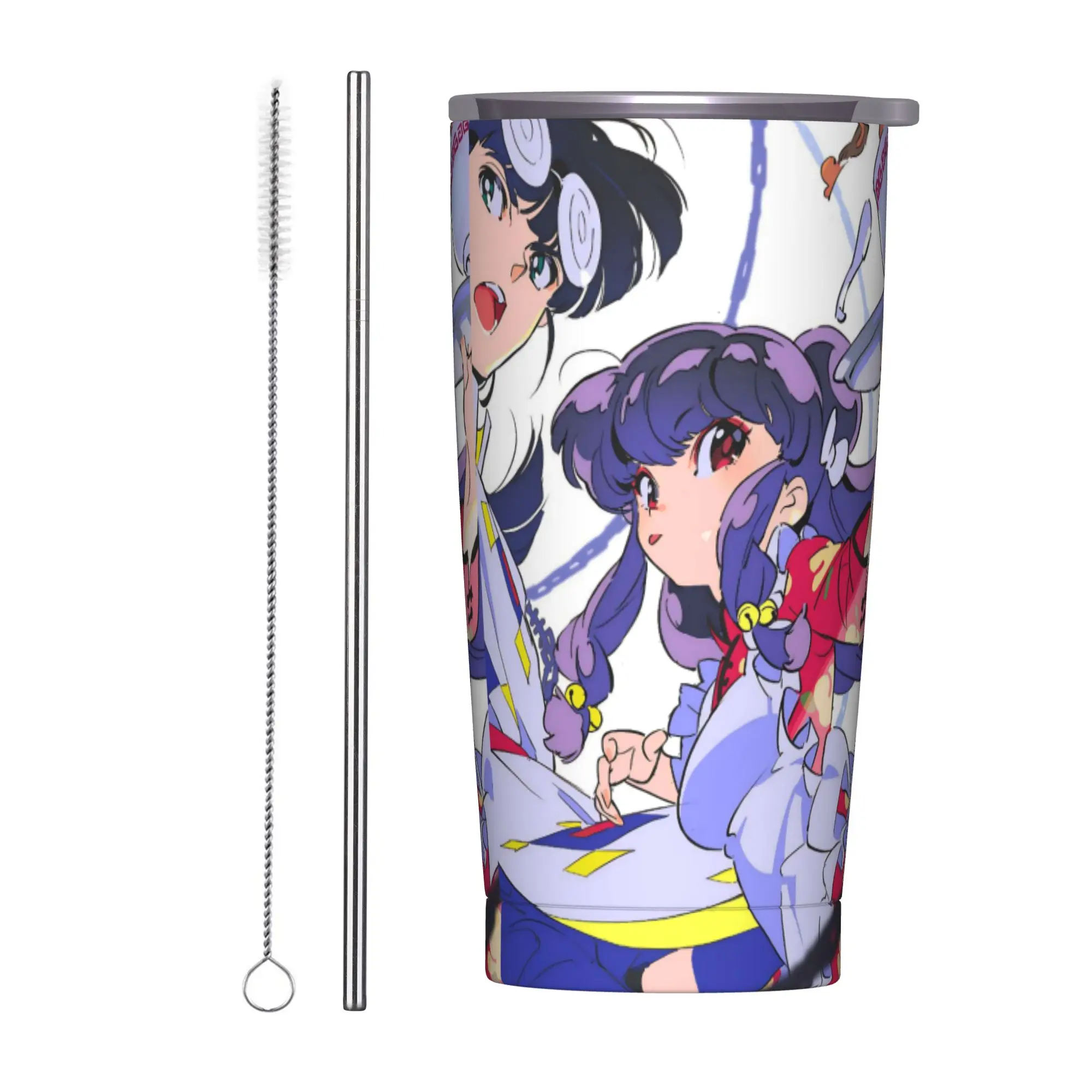Shampoo Ranma 1/2 Manga Tumbler Vacuum Insulated  Coffee Cups Vacuum Flask Double Wall Mug Spill Proof, 20oz