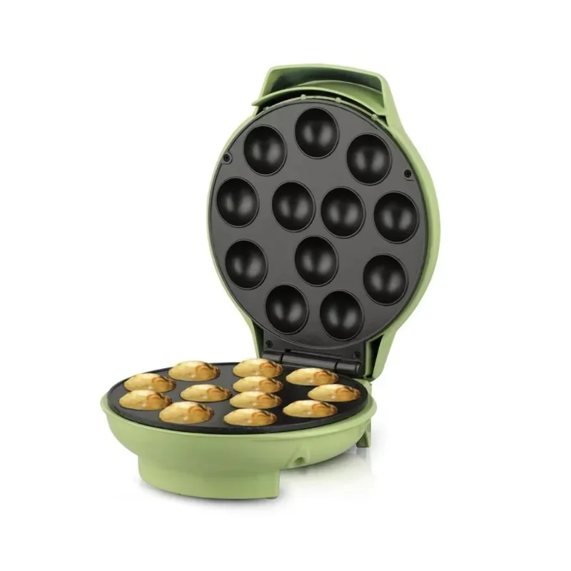 Mini máquina para hacer pasteles para el hogar, máquina para hacer pan, panadero de desayuno de doble cara, máquina de bolas de pulpo