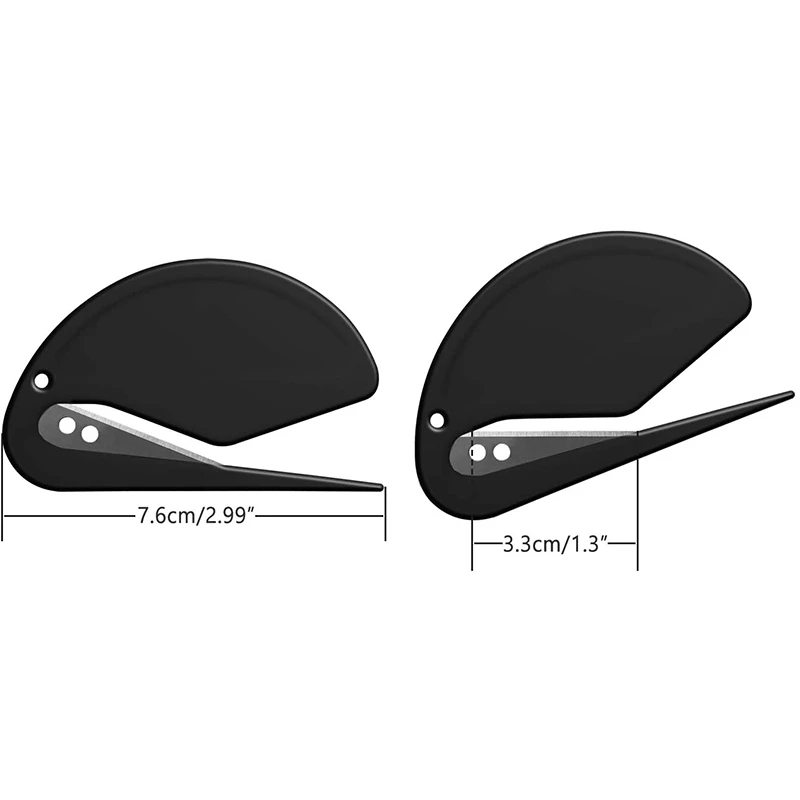 SMIEA Letter Opener Envelope Cutter Mail with Blade Paper Knife Letter Opener Film Cutter Mattress Unpacker Rope Cutter 3Pcs