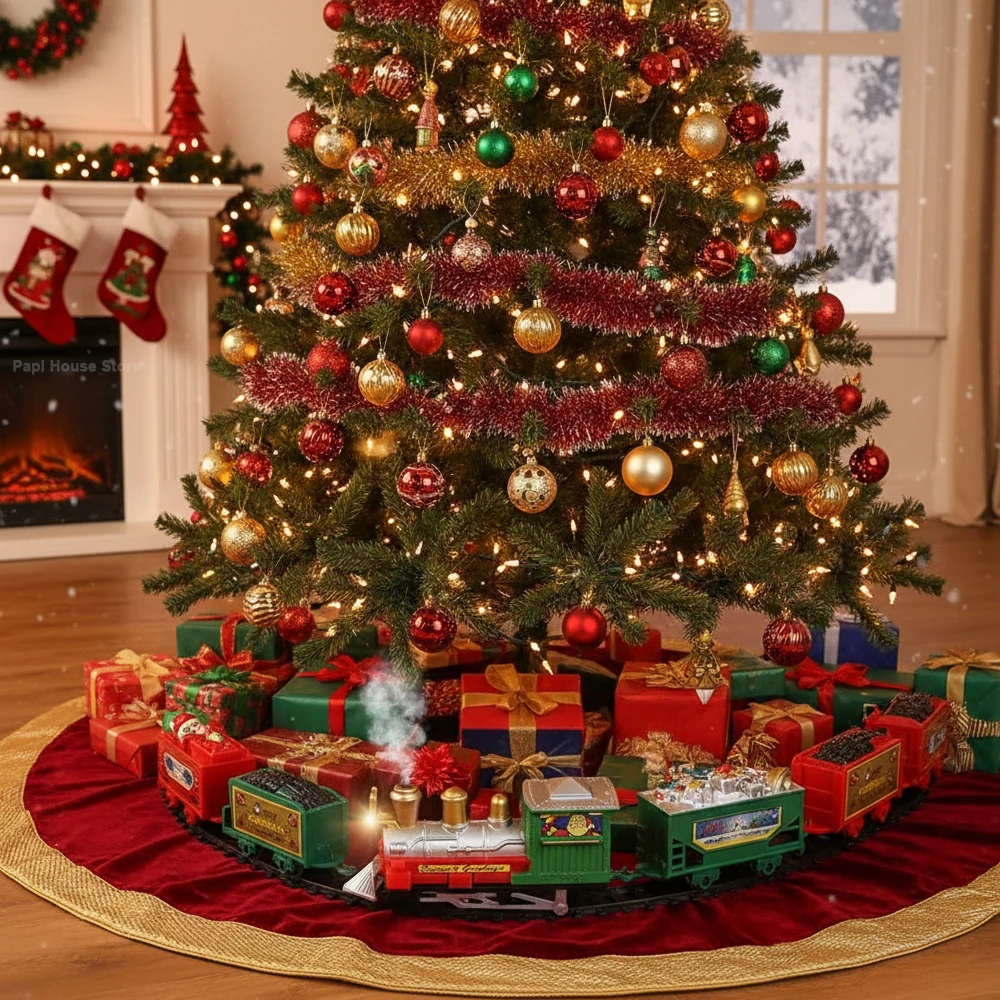 Train de Noël électrique, joue - Toy Train Track Set avis et prix