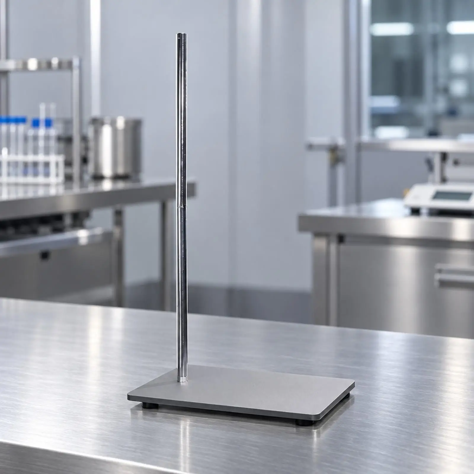 Iron Support Stand Metal Lab Frame with 600mm Pole for Workshop Science Equipment Holder view 4