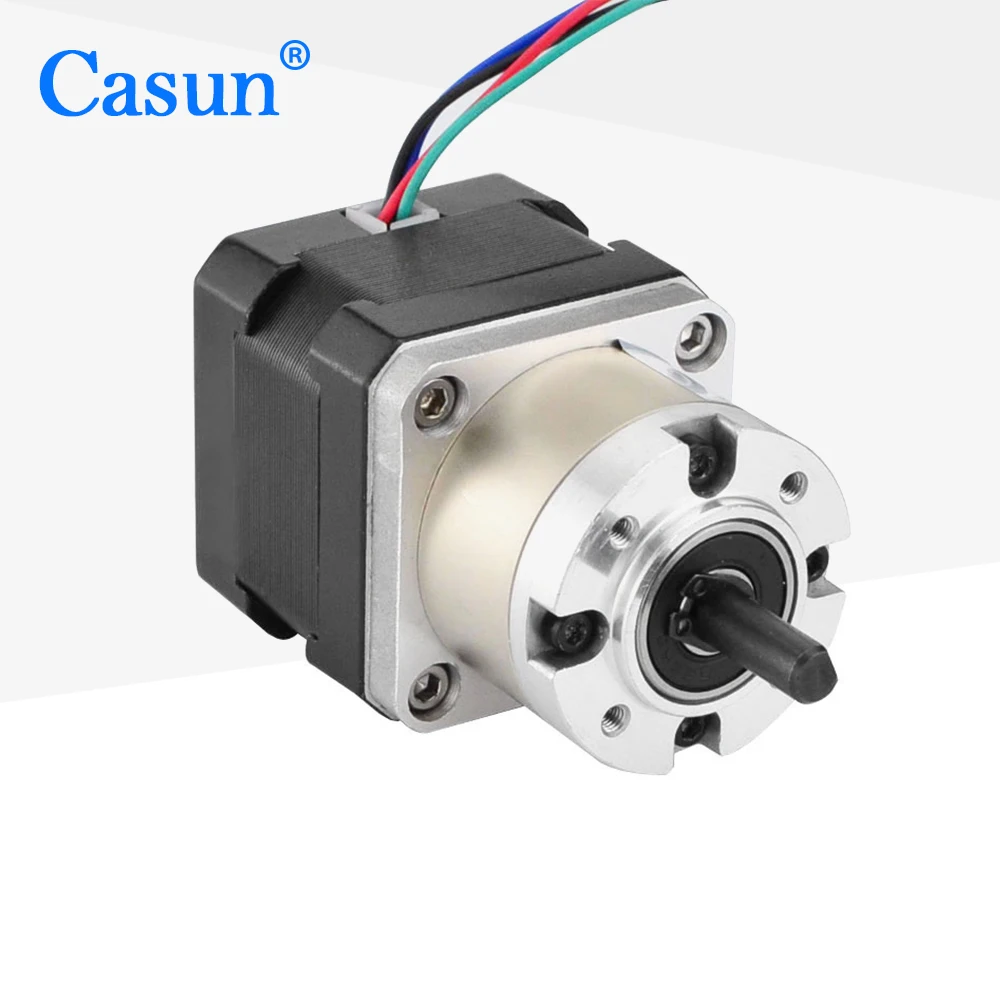 

Casun Nema 17 Hybrid Stepper Motor with Gearbox Reducer Nema17 Step Motor Gear Box Gearebox Stepper Motor