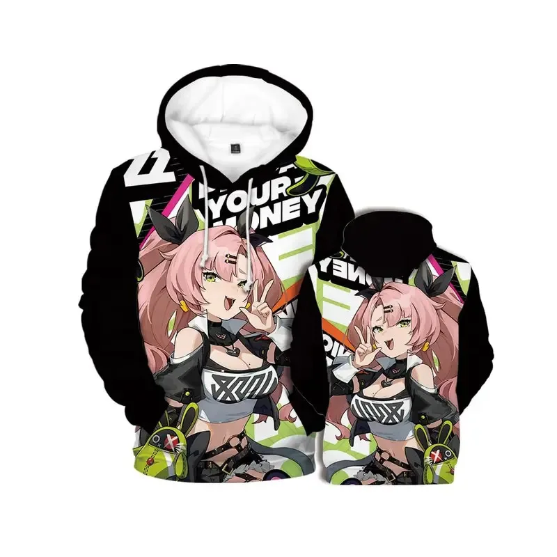 New Game Zenless Zone Zero Graphic Hoodies 3D Print Men/Women Anime Sweatshirt Hoodie Oversized Tracksuit Coat Pullover Clothing