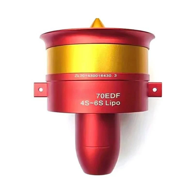 70mm 80mm 12-Blade Metal Ducted Fan EDF Unit 4S-6S Lipo Brushless Motor for RC EDF Jet RC Airplane RC Model Aircraft Parts