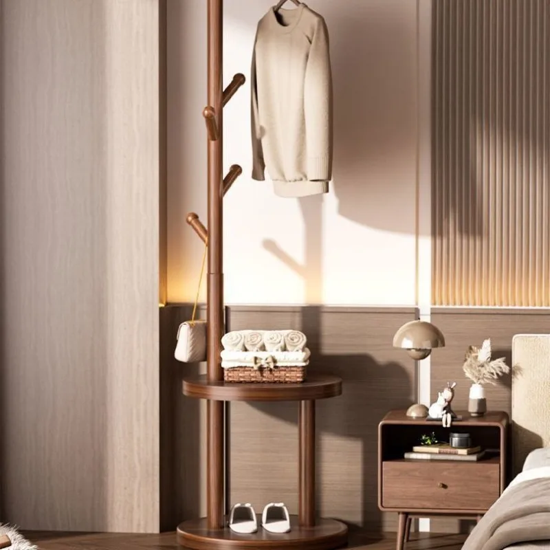 bedroom-coat-rack-floor-to-ceiling-hanger-small-coat-rack-does-not-take-up-space-solid-wood-rack-new-product