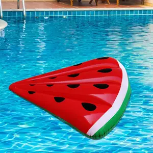 Inflatable Pool Float Novelty Watermelon Shape Air Mattress Pool Lounge Raft