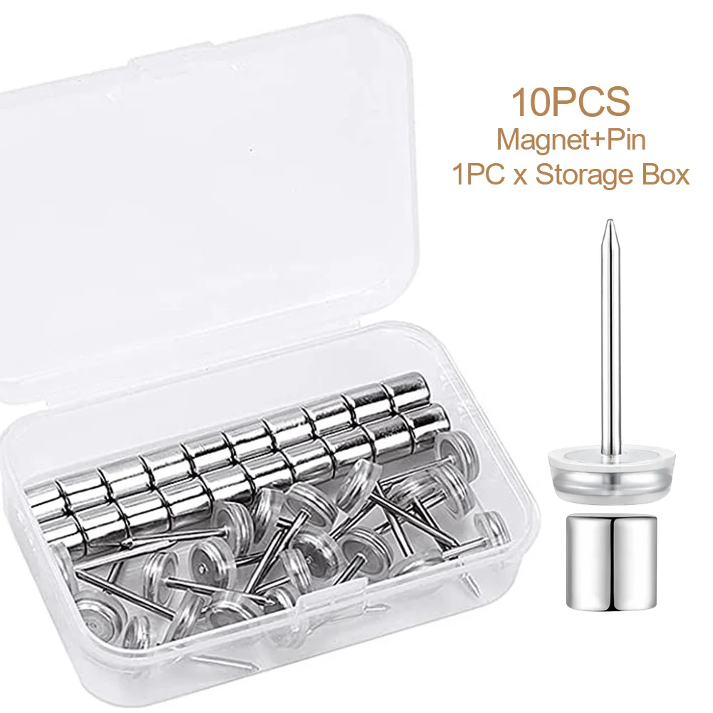 شماعات الصور المغناطيسية ، مستلزمات التجليد ، حامل ورق الحائط ، المدرسة ، المنزل ، المكتب ، الدبوس المغناطيسي ، 10