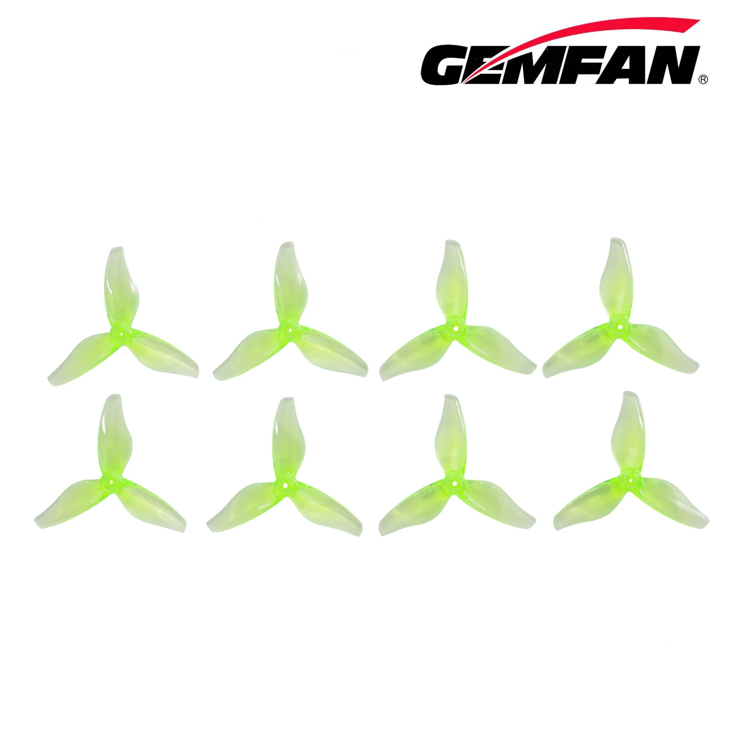 4Pairs(4CW+4CCW) Gemfan 2023S 51mm 3-Blade Propeller 1.5mm for FPV 2inch Micro Drones