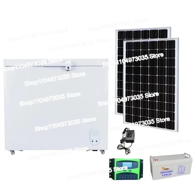 

Solar Freezer 60L 80L 100L 150L 210L 250L 300L DC AC Refrigerator Solar Mini Fridge Dual Zone 12V/24V Portable Compressor