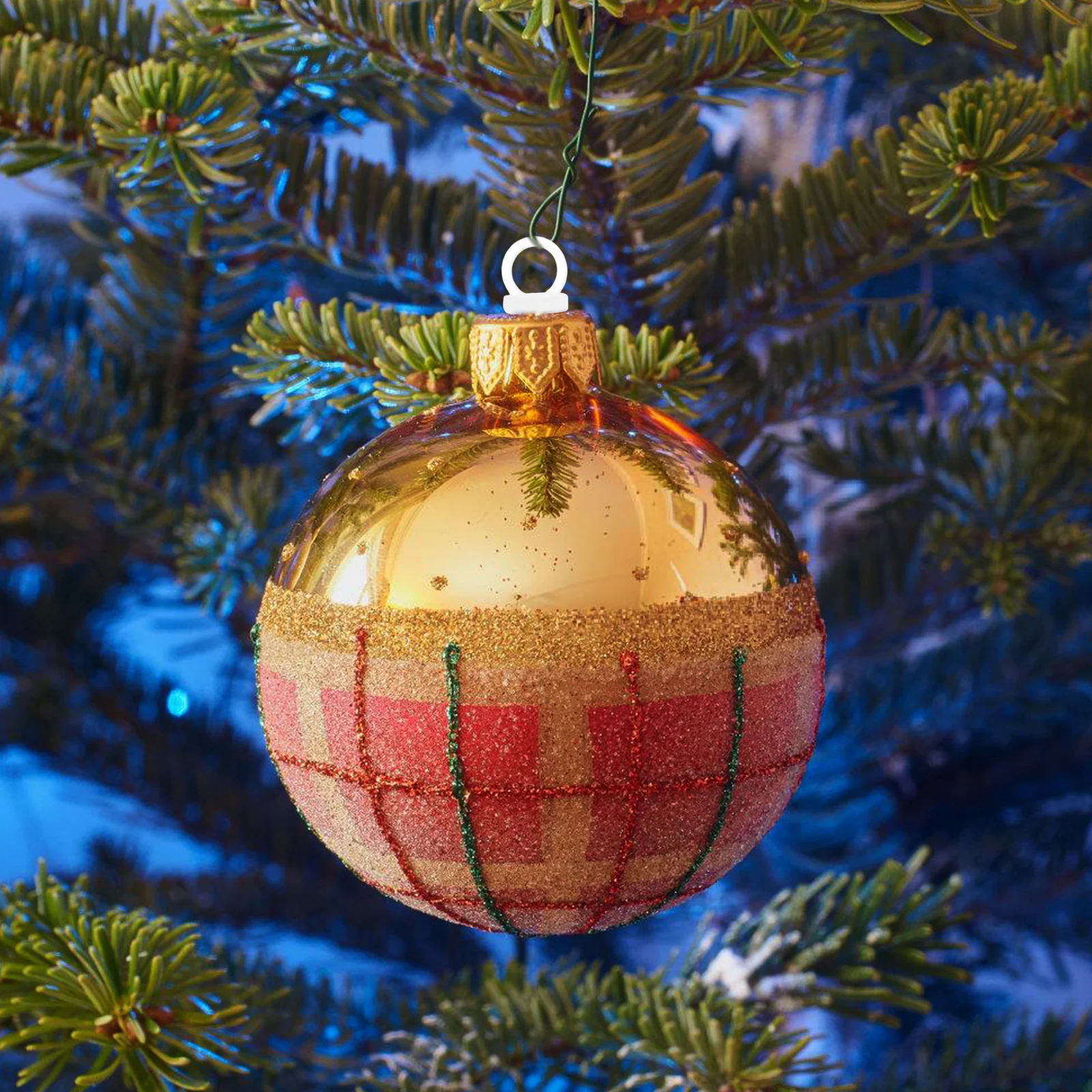 

200Pcs Ball Pendant End Caps Plastic DIY Hanging Balls Fittings Christmas Decorations Accessories Ball Pendant End Caps