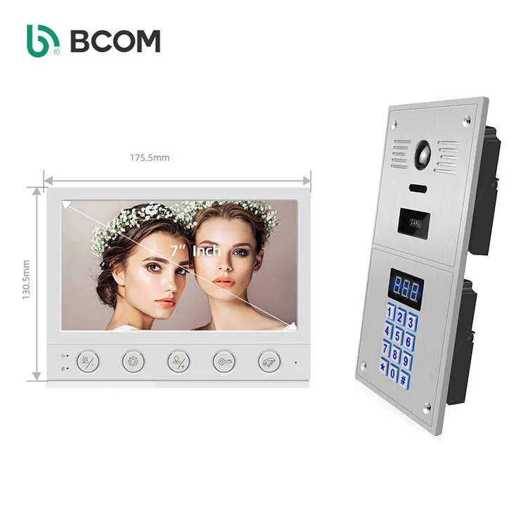 

apartment villa building intercom system wifi video door phone analog doorbell with 2 buttons intercom door control