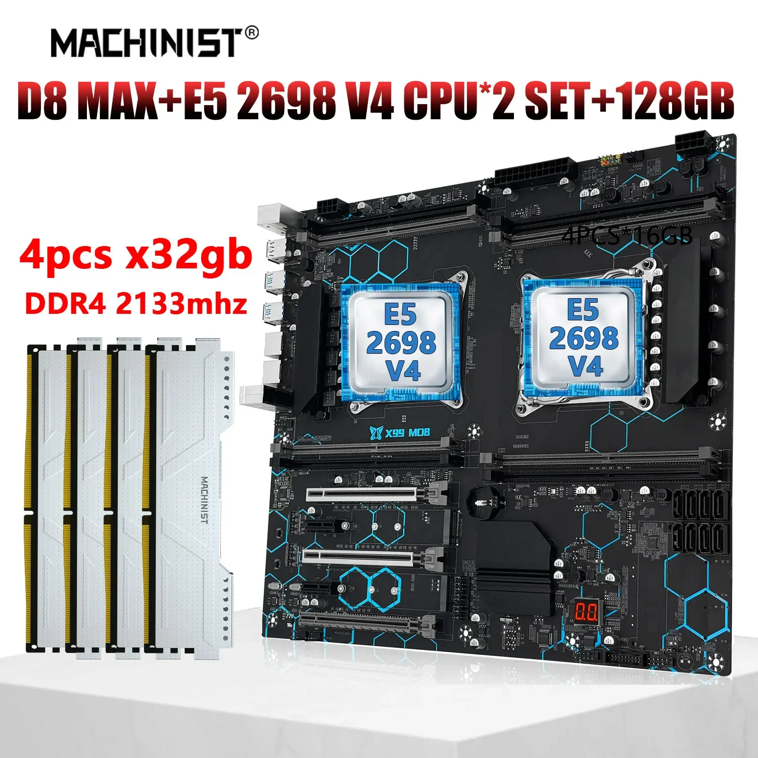 aigo X99マザーボードE5-2698 v4 CPU s-l1200.jpg