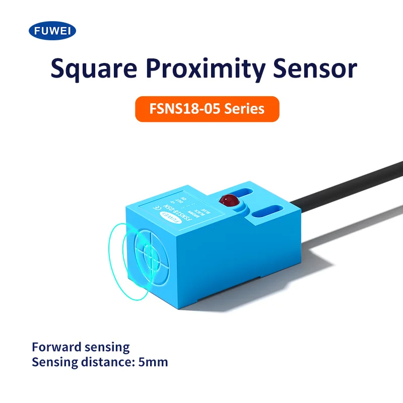 

FSNS18 Proximity Switch Sensor Metal Sensing Front Detection Limit Sensing 24 Waterproof Oil Proof