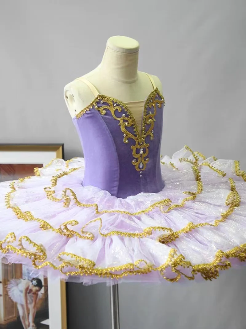 Costume da balletto professionale di alta qualità su misura per spettacoli di balletto vestito da balletto da competizione di fascia alta