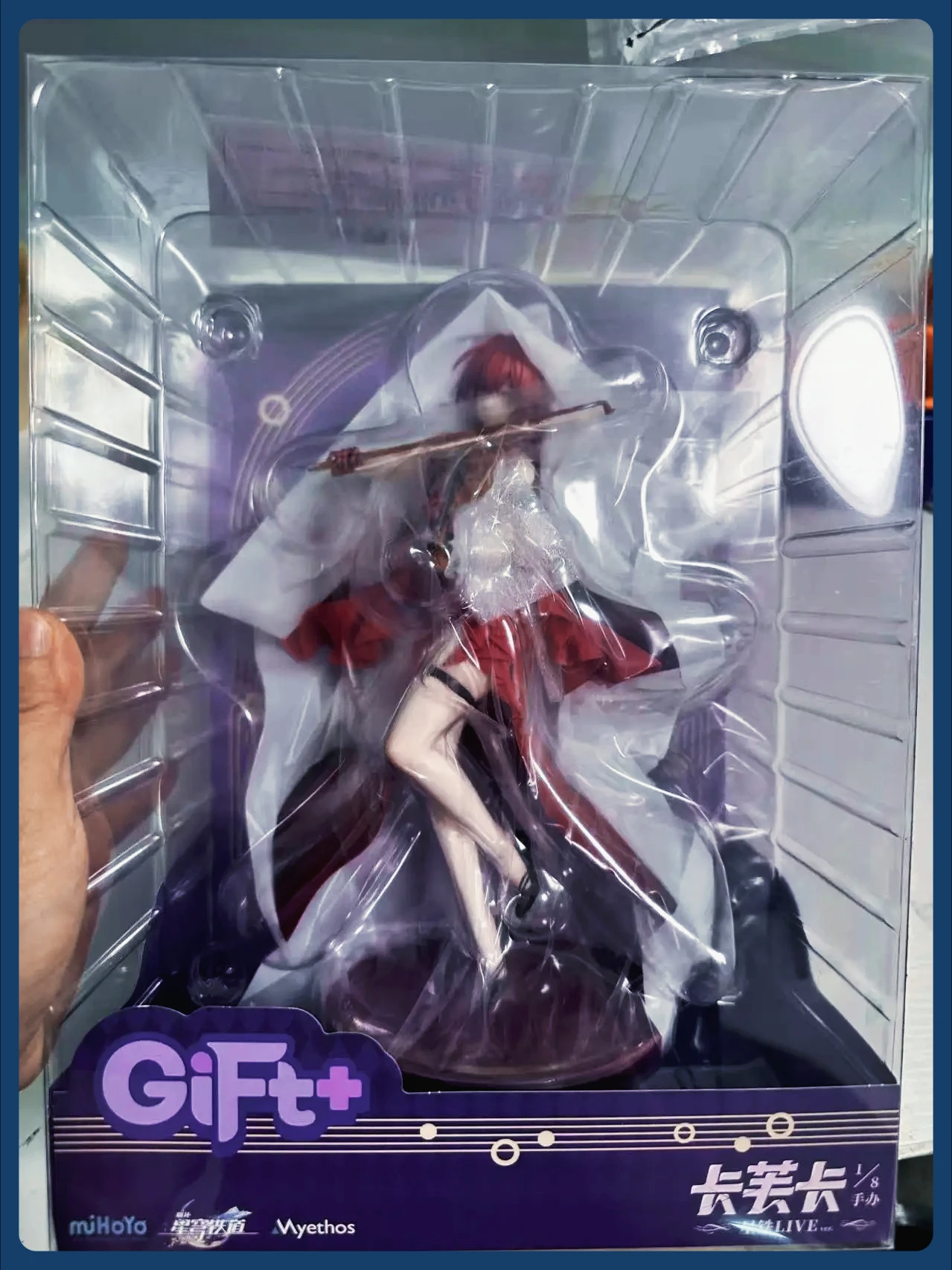 

В наличии подлинная фигурка Mihoyo "Honkai Star Rail" Kafka масштаб 1/8 Star Iron LIVE аниме фигурка модель игрушки