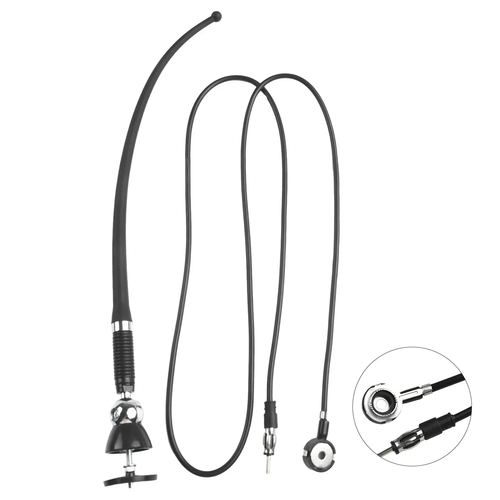 

1Pc Car Antenna 36cm Car Roof Mounted Radio Antenna Aerial FM/MW/LW Signal Amplifier 10MM Mounting Hole Universal