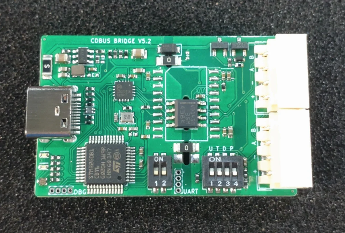 Cdbus Bridge-Open Source RS232,USB Serial Port To RS485 Multi-Master 50Mbps