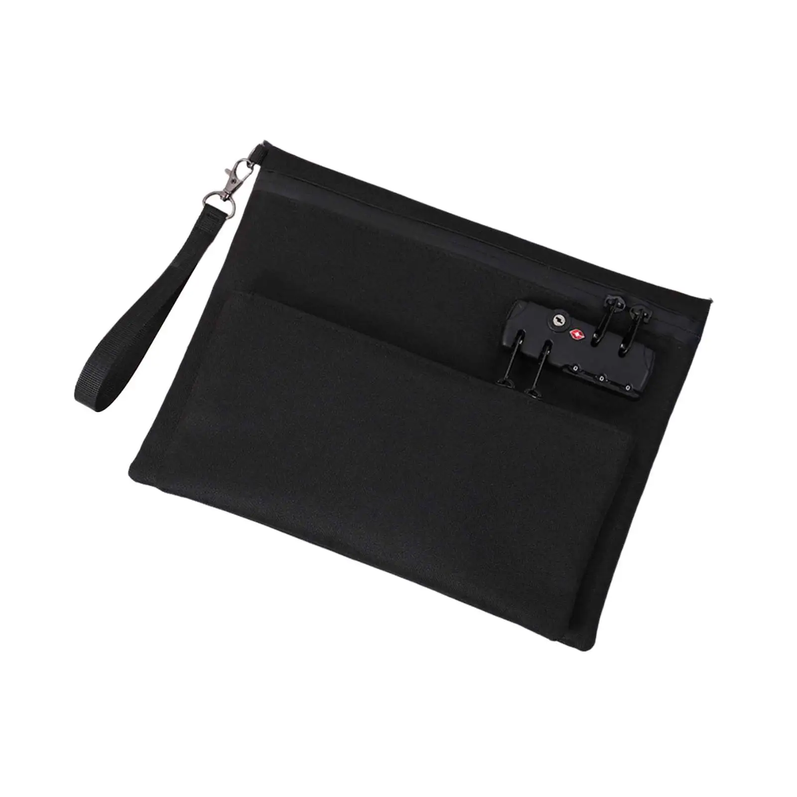 Oxford Cloth Travel Cable Organizer Bag Cover with Password Lock Large Storage Pouch for Travel Accessories