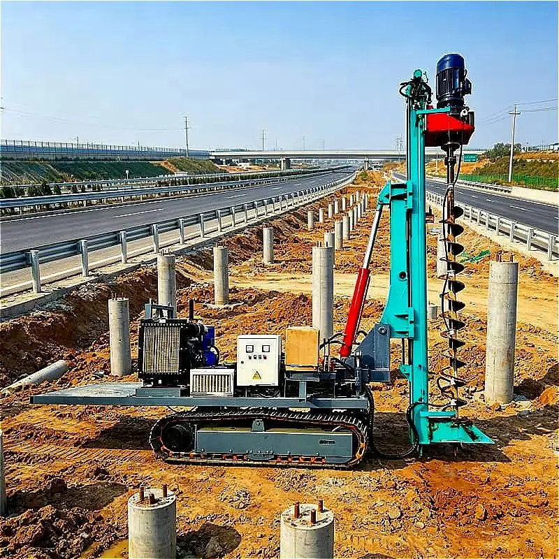 Long Auger Pile Driver Piling Rig for Bored Pile Foundation Construction Customized Diameter 15 25m Depth Residential Building