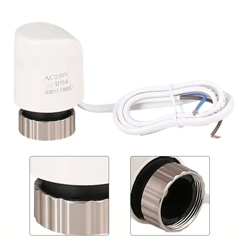 Electrothermal Actuator AC230V M30x1.5mm PC Thermal Actuator For Floor Heating Radiator Valve Underfloor Heating Actuators