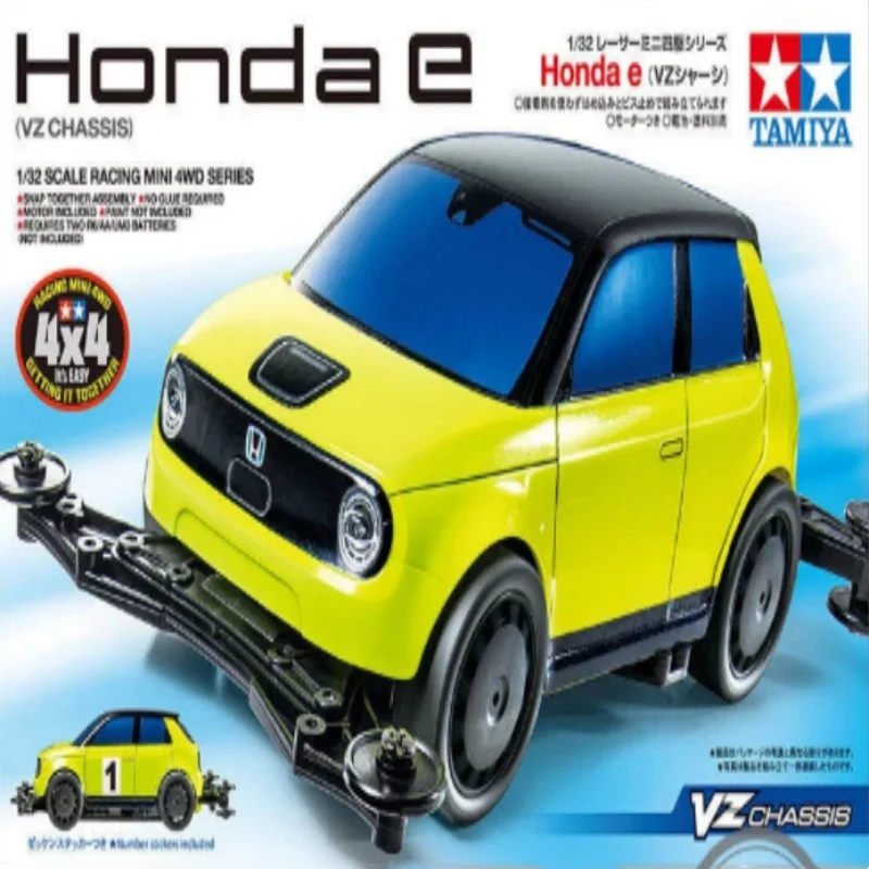 

Tamiya 18095 1/32 Scale Mini 4WD Car Honda E VZ Chassis Small Environmentally Friendly Electric Car Model