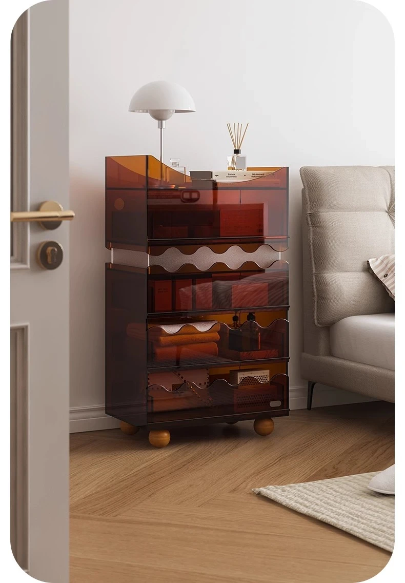 

Acrylic chest, living room, sofa side cabinet, bedroom storage, storage rack