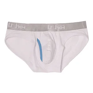 Men Cotton Triangle Briefs U-Convex Dual Pouch Breathable Sporty Sexy Sweat Absorbing Underwear Gays Erotic Low Waist Underpants