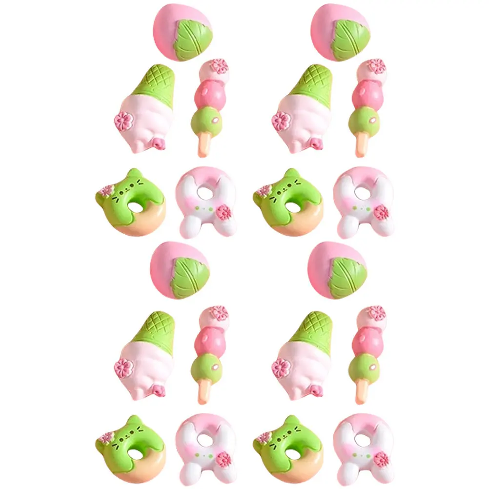 20Pcs Resin Cherry Blossom Charms DIY Craft Accessories Phone Case Decoration Flower Embellishments Oriental Phone view 6