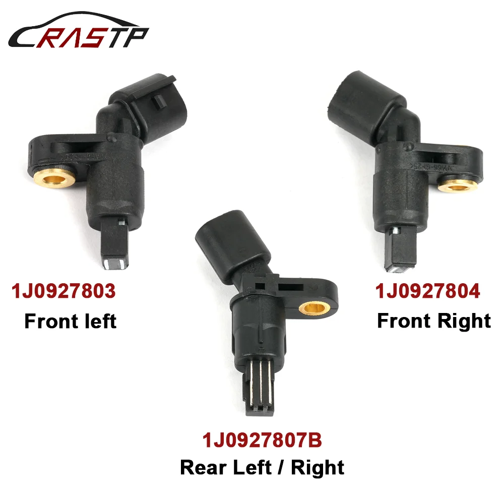 RASTP-Front Rear Left Right ABS Wheel Speed Sensor 1J0927803 1J0927807B 1J0927804 For Volkswagen Beetle Golf Jetta TT RS-THB049