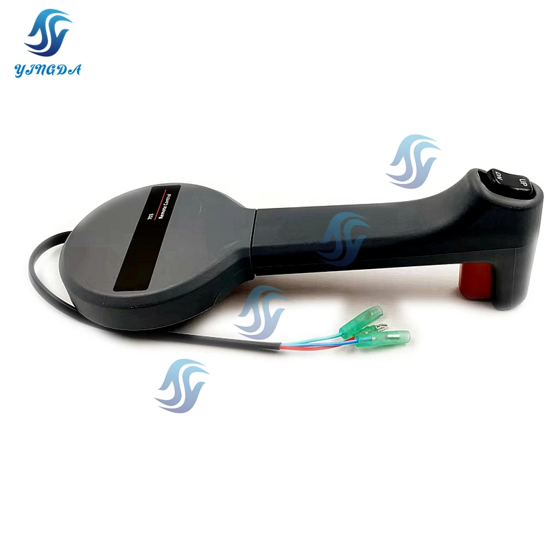 

703-48221-10 Throttle/shift handle with Trim &Tilt Switch for Yamaha Outboard Motor new Style 703 Remote Control Box
