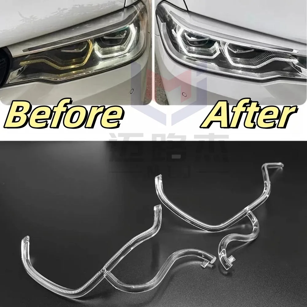 

For BMW 5 Series G30 G38 2018-2020 High Configuration DRL LED Car Accessories Light Guide Light Tube Daytime Running Light