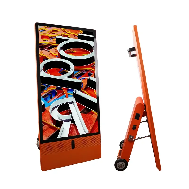 43-Inch Indoor Vertical Touch Kiosk Android PC LCD Digital Signage Display High Visibility Advertising Screens