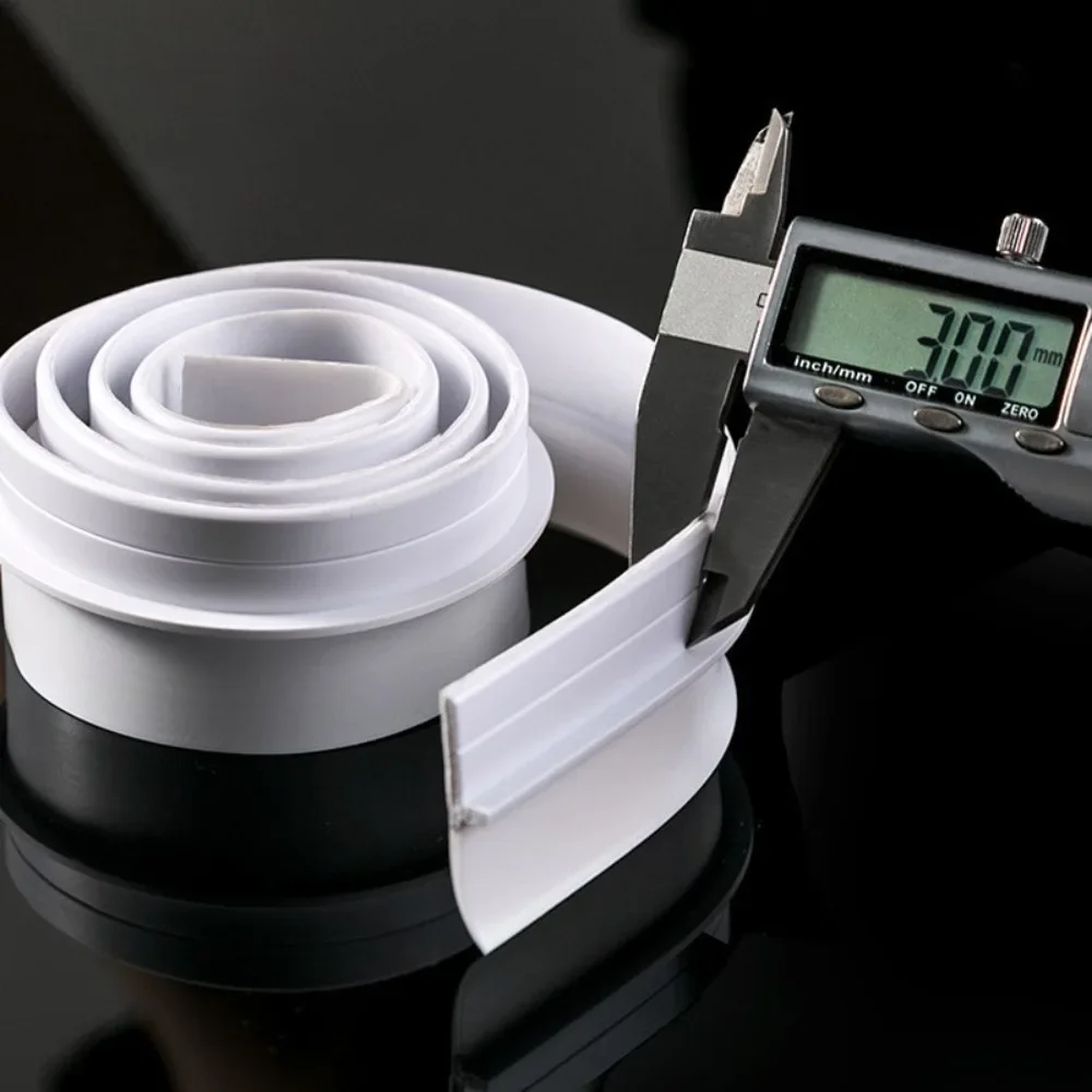 PVC Door Bottom Seal Strip Self-Adhesive Soundproof Under Door Guard Gap Stopper for Glass/Window Strong Adhesion Doorstop