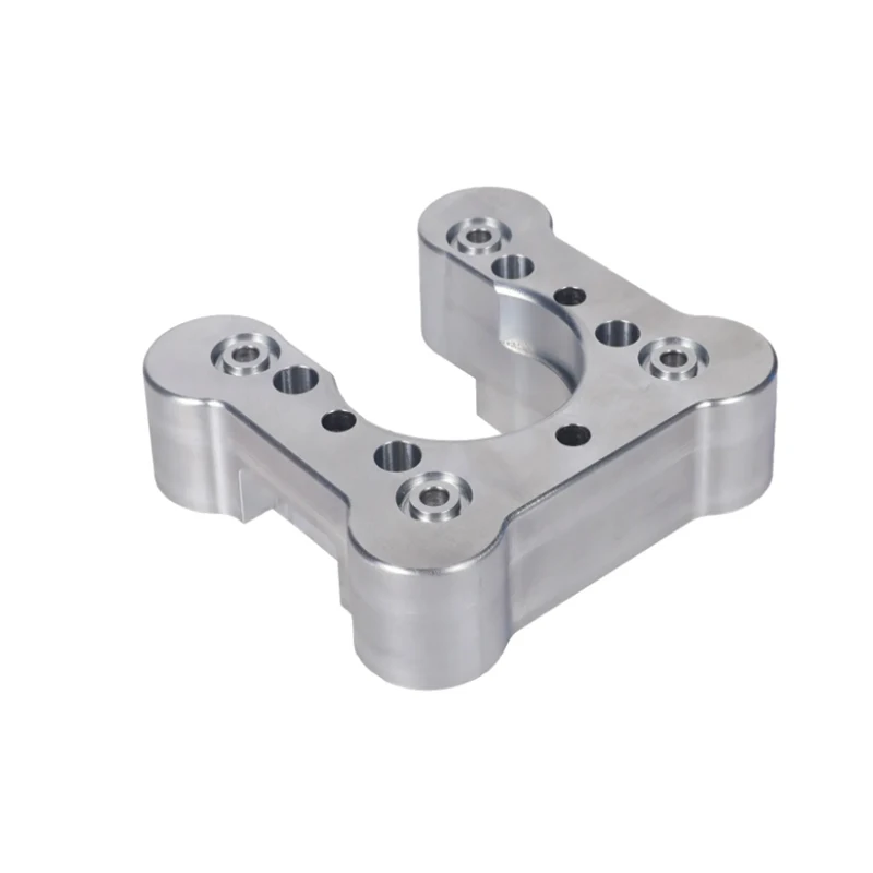 Custom CNC machined aluminum alloy precision connection blocks, special-shaped mechanical supports, porous structural parts