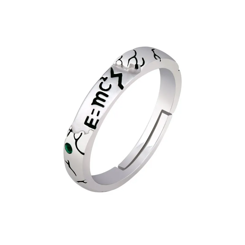 Anime Opening Rings Dr.Stone Ring Ishigami Senkuu Cosplay Adjustable Opening Rings Unisex Jewelry Props Accessories Gifts