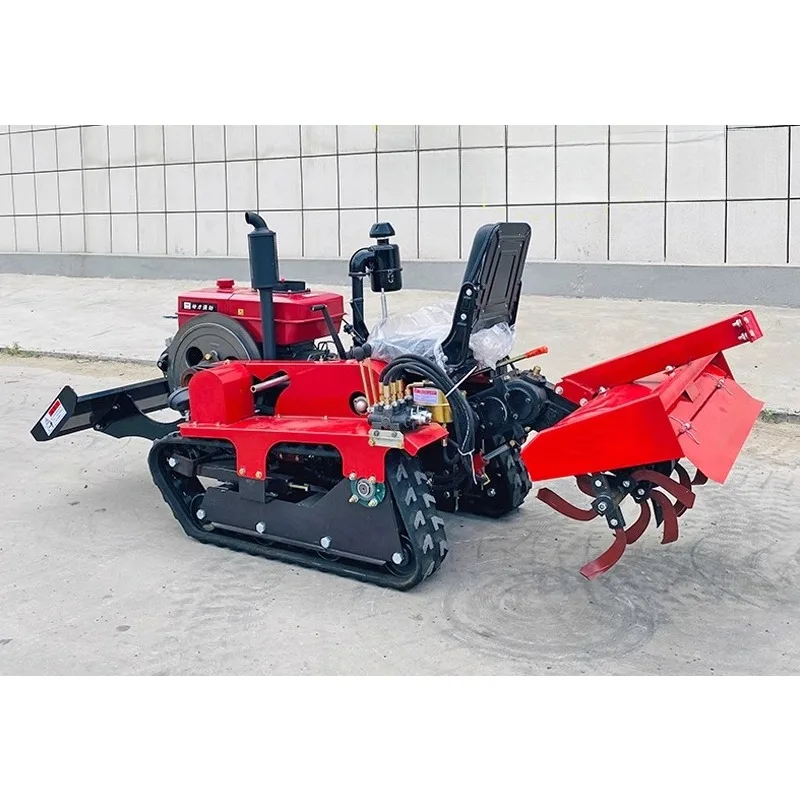 Multifunktions-Bauernhofmanagement, leistungsstarke Obstgarten-Fernbedienung, Bodenfräse, Düngung, Gewächshaus-Trenching-Maschine