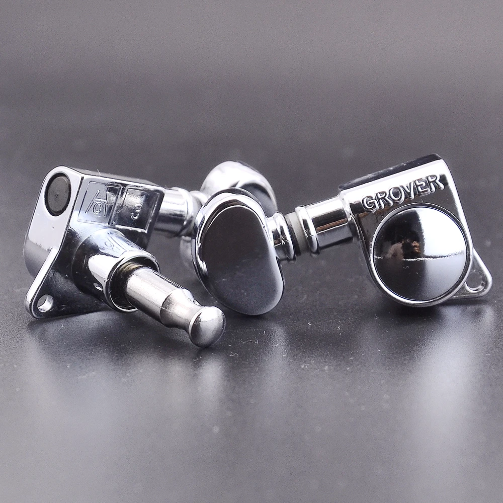 1 Set  Original Genuine Guitar Machine Heads Tuners Tuning Peg  1:18   Chrome