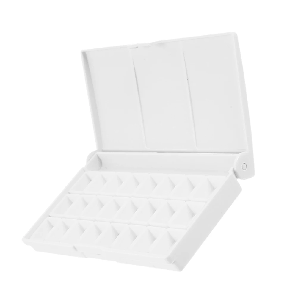 

Watercolor Paint Box Painting Tray Pigment Case Portable Palette Multi-compartment Mixing for Artist Student